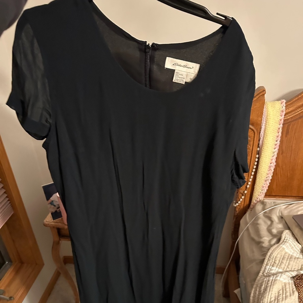 Size 16 Black Eddie Bauer Dress